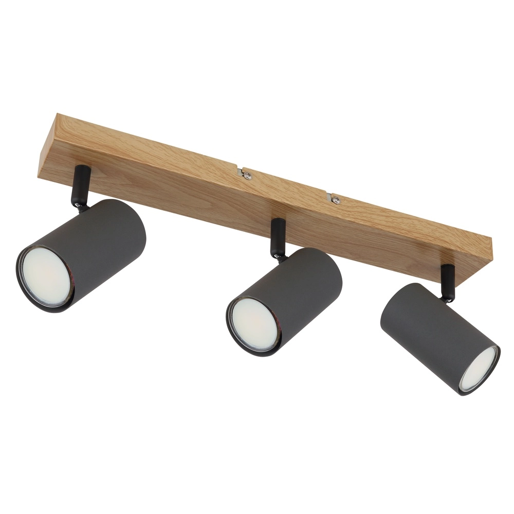 Deckenlampe 3-Leuchten Robby Holz Globo 9007371442522