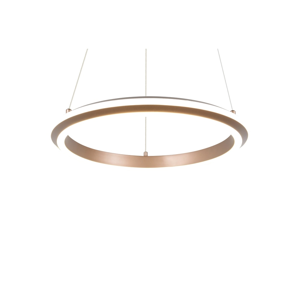 Pendelleuchte Amador mokkabraun Ø 45cm Trio 4017807664164
