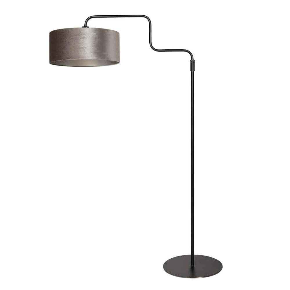 Stehlampe Bloeba schwarz mit silberner Kappe Steinhauer 8712746176995