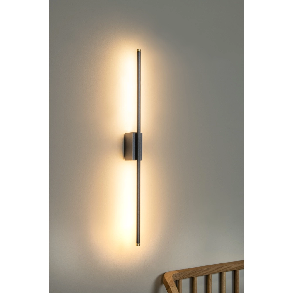 Wandlampe Marnik 59 cm schwarz Premium by Lucide 5411212421166