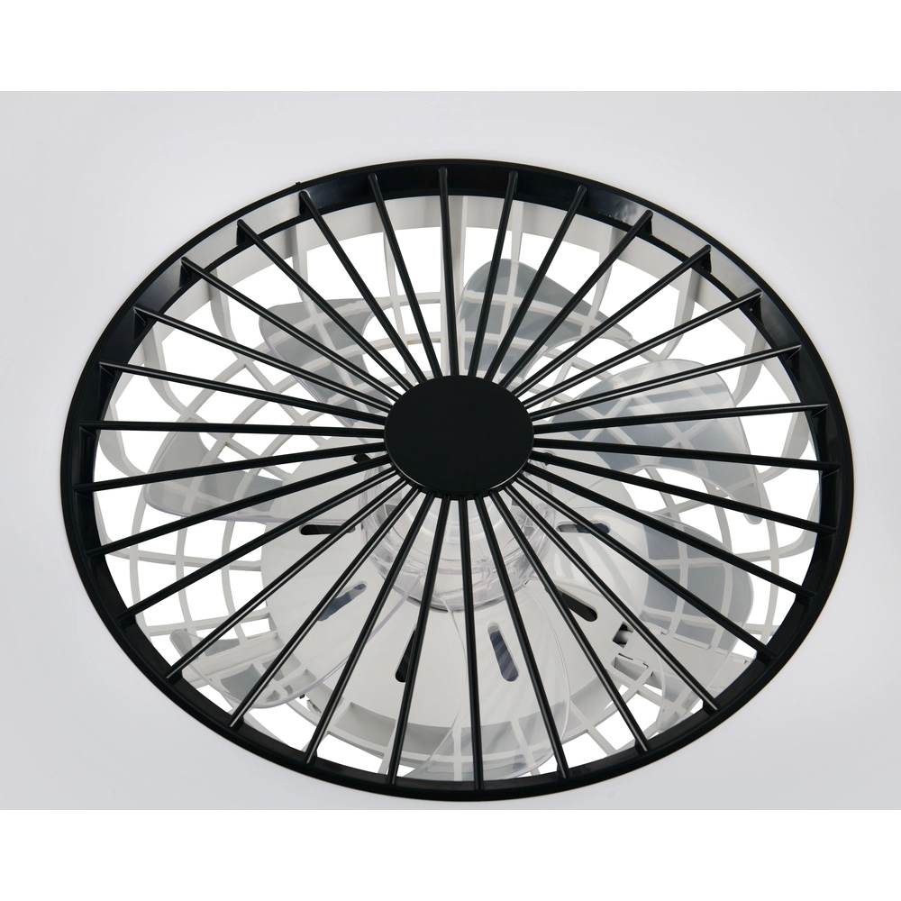 Designventilator Svaerholt schwarze Ø 60cm mit RGB-Funktion Trio 4017807688795