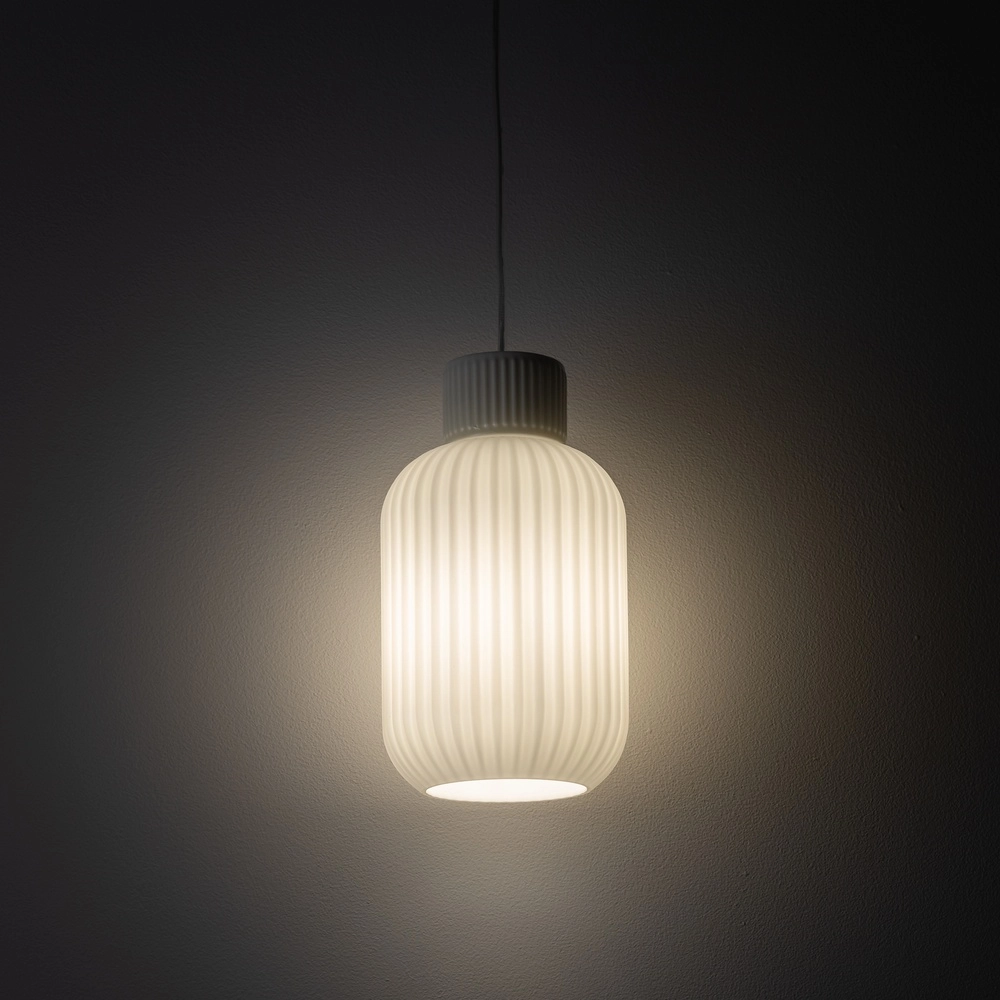 Pendellampe Aurora sandbraun Ø 14 cm Lyora 5903139119689