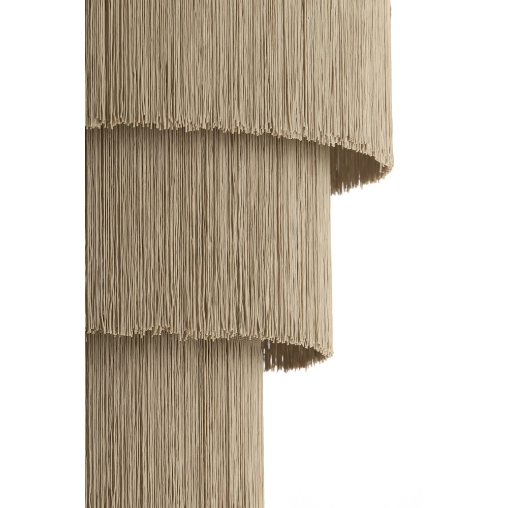 Schnur-Pendellampe Malaika Ø 45cm – taupe Light & Living 8717807816391