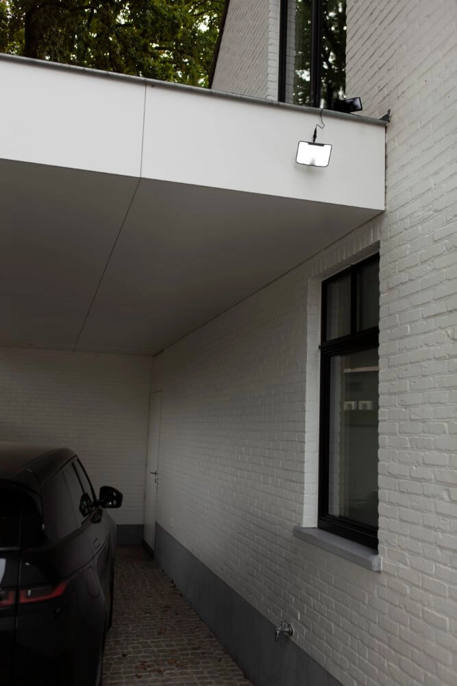 Solar wall lamp Kombo black single Lutec 6939412015781