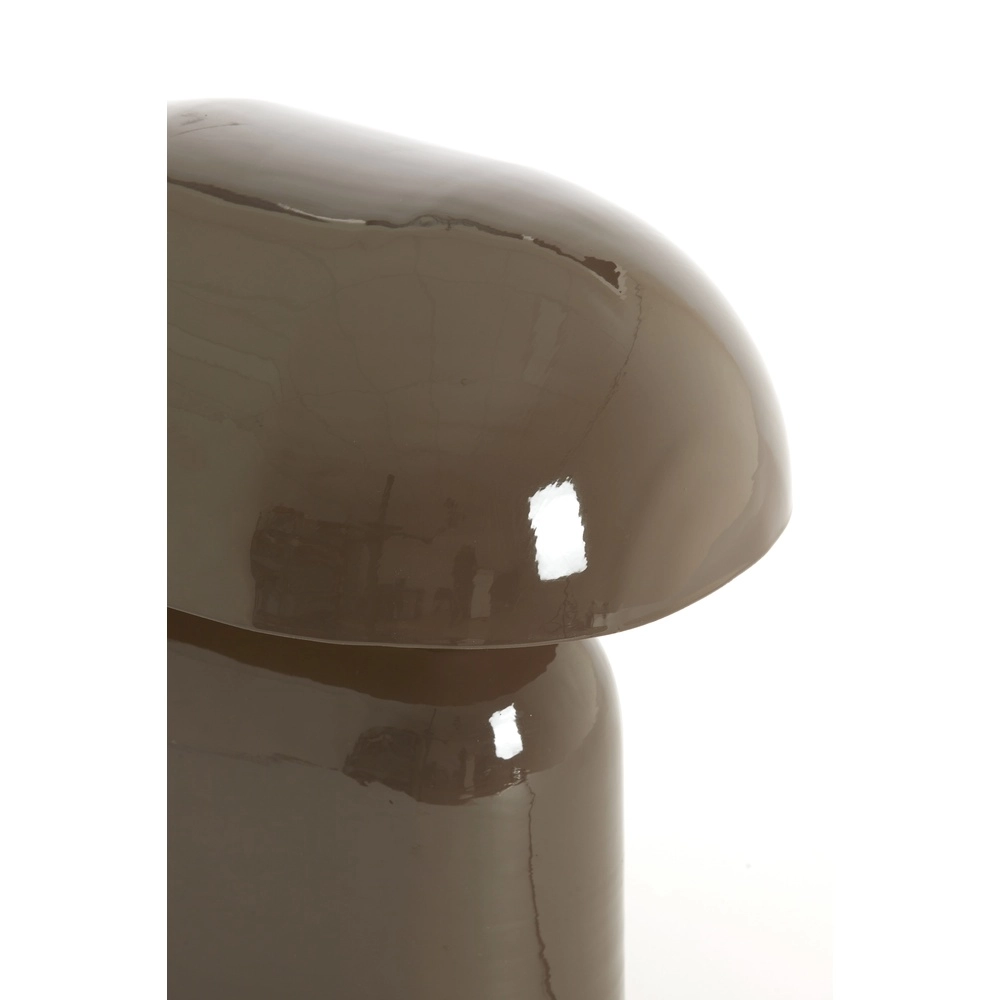 Tischlampe Todd oval – glänzend dunkelbraun Light & Living 8717807818944
