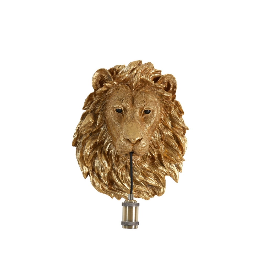 Wandlampe Lion Bronzener Löwe Light & Living 8717807641085