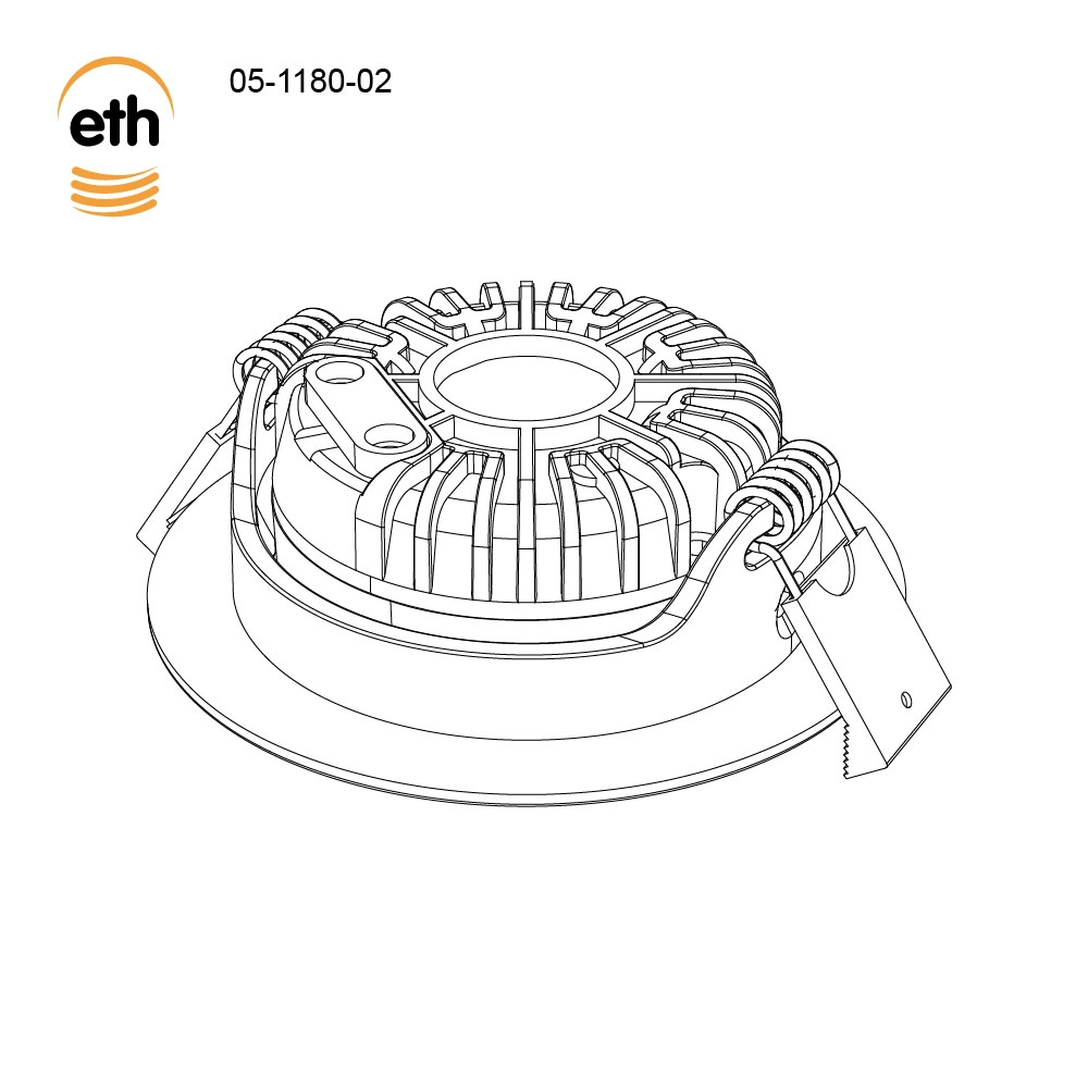 Blei-Einbauscheinwerfer Ronin IP44 – anodisch braun ETH 8720195311188