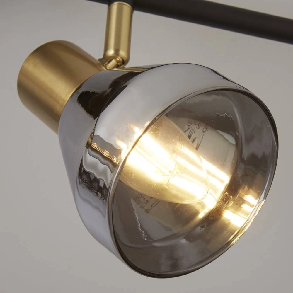 Deckenleuchte Westminster mit Rauchglas 4-flammig Searchlight 5053423227917