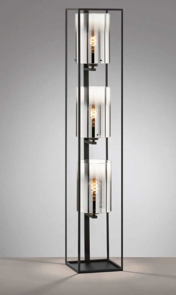 Stehlampe Samu Rauchglas Fischer & Honsel 4003694404198