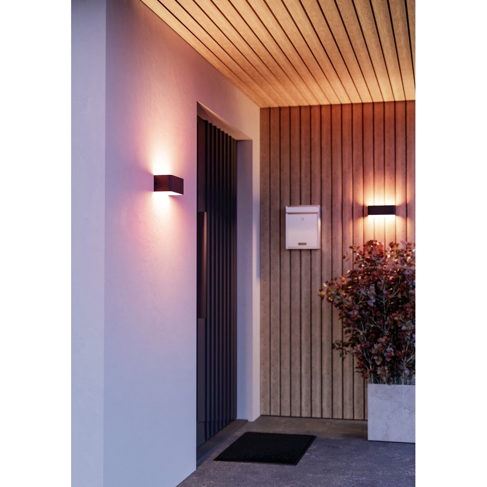 Intelligente Wandlampe Sania-Z Schwarz - LED - 20 cm Eglo 9008606361670