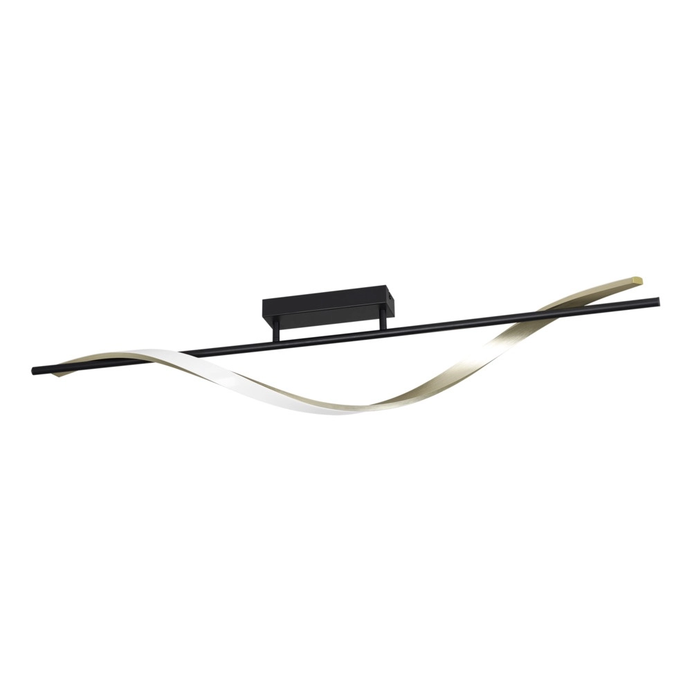 Deckenlampe Conaprato schwarz mit gold