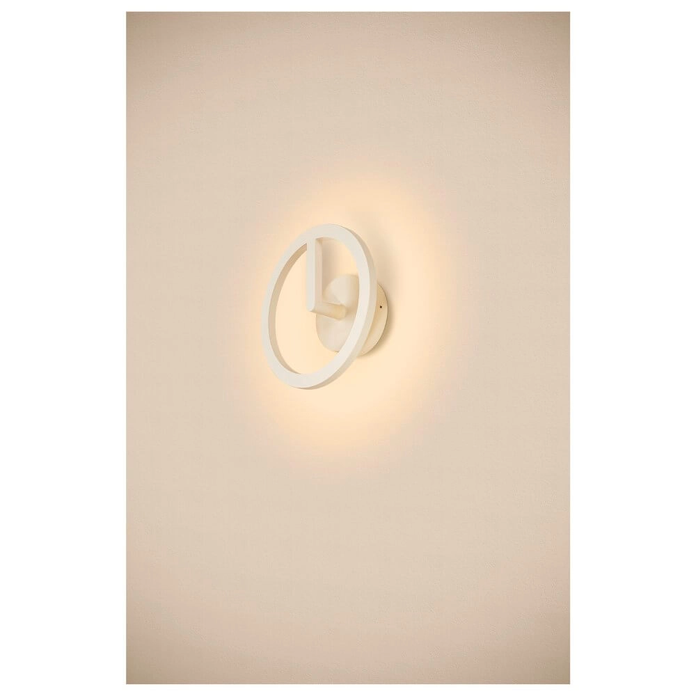 Schlanke Außenlampe Q-Ring Weiß SLV 4024163290715