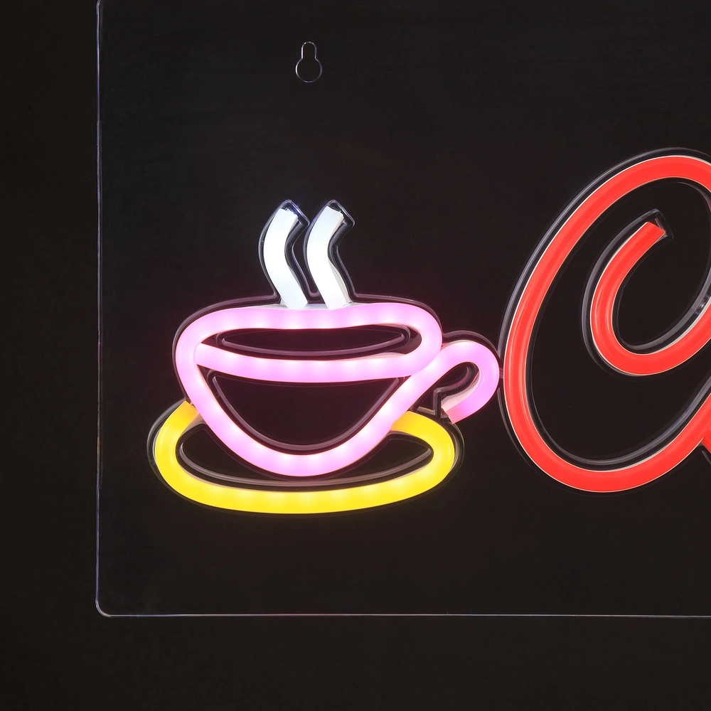 Neon-Wandlampe Neon-Tales "Kaffee" Brilliant 4004353477836