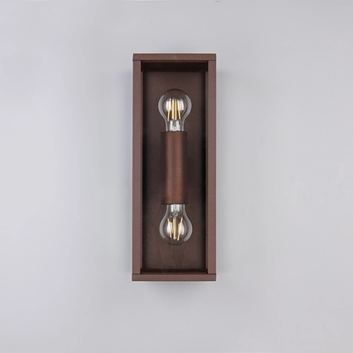 Moderne Wandlampe Garonne M rostbraun Trio 4017807687392