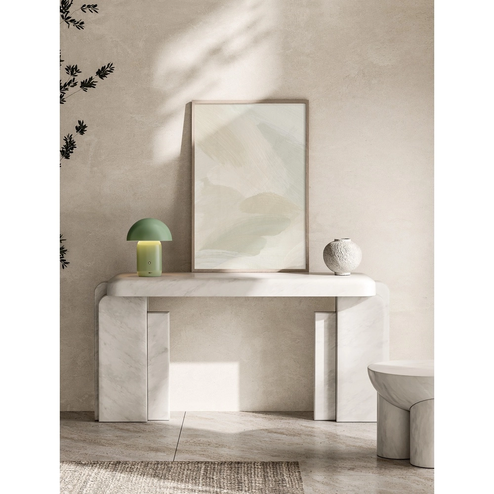 Design-Tischleuchte Pois wiederaufladbar grün Lyora 5212017472090