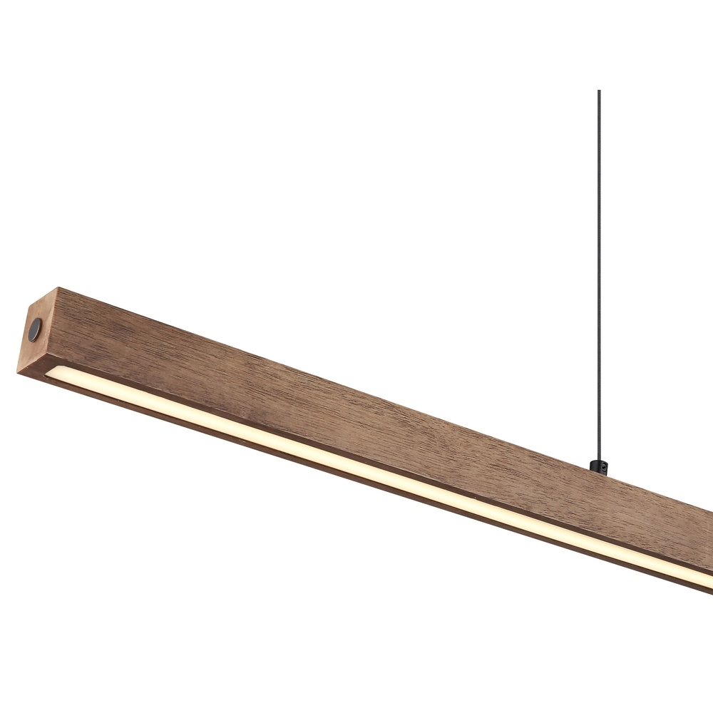 Elegante Pendellampe Olivus Holz 115 cm Globo 9007371455683