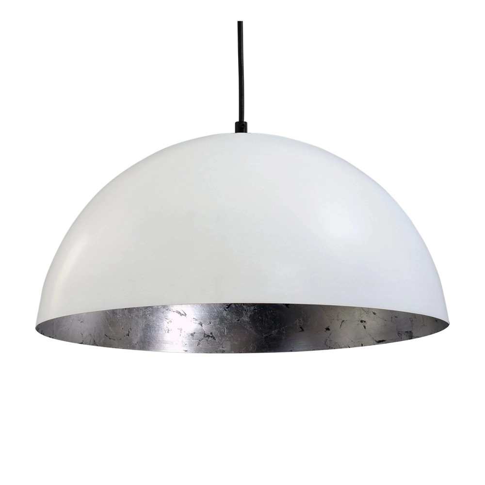 Robuste Pendelleuchte Industria Silver 40