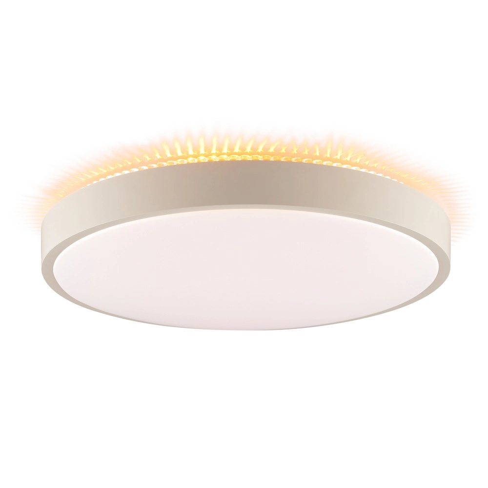 Deckenlicht Solistra sandbraun mit weißem Ø 44,5 cm Brilliant 4004353478994