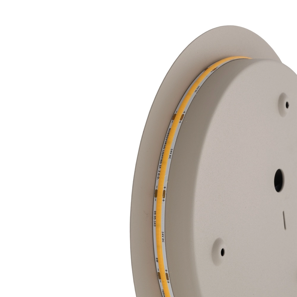 Design-Wandlampe Ring sandbraun Ø 25 cm Lyora 5903139126557