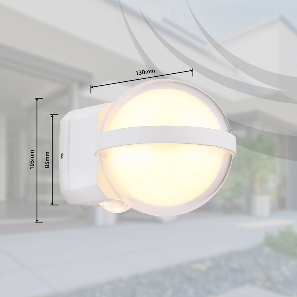 Entwurfswandlampe Illi Weiß Globo 9007371448937