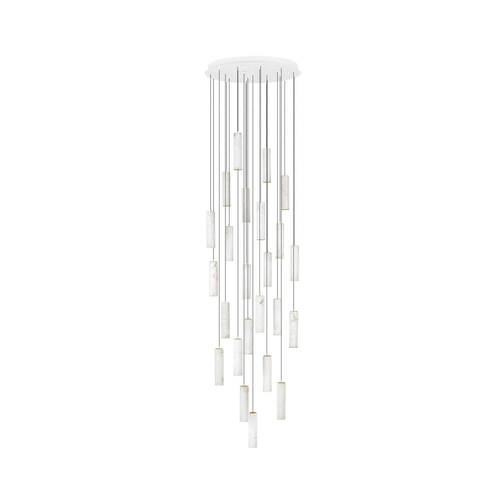 Pendellampe Diletto Gold mit weißen 24-Lichtern Lyora 5212063503250