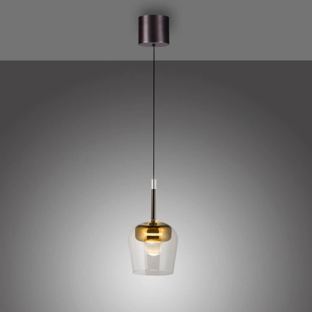 Hängelampe Q-Kon Gold Paul Neuhaus 4012248383858