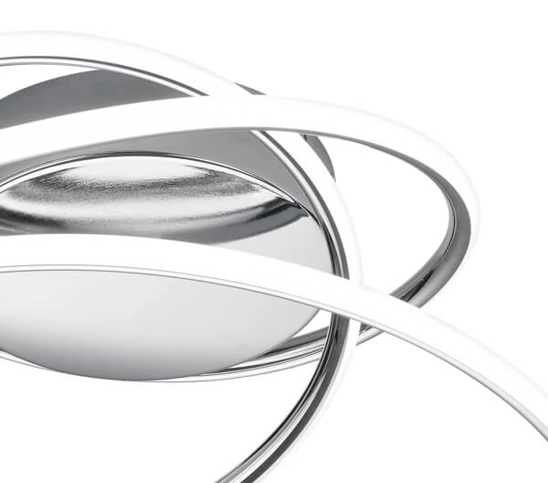 LED-Deckenleuchte Bologna Chrom Trio 4017807525625