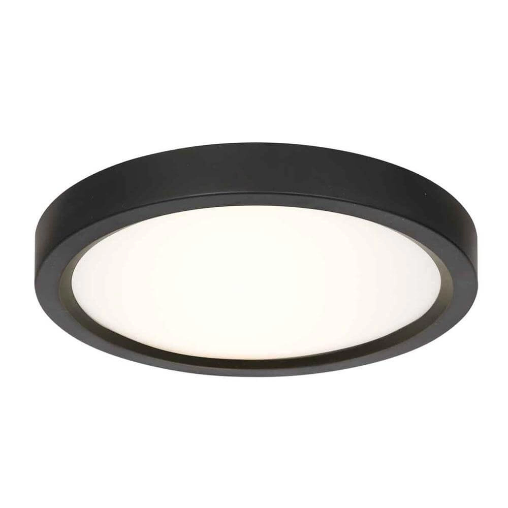 Schwarze Deckenleuchte Walcie Ø 30cm