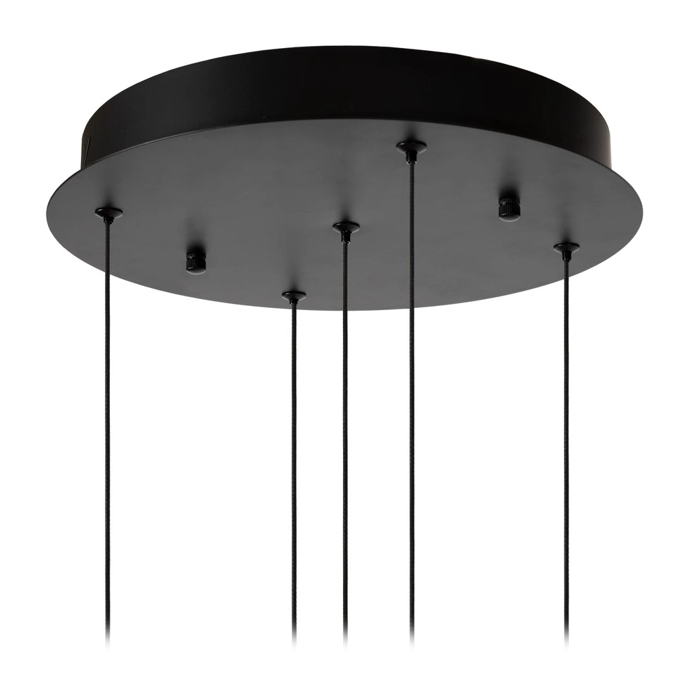 Design-Pendellampe Sentubal 5-Licht-Schwarzpatrone Lucide 5411212134561