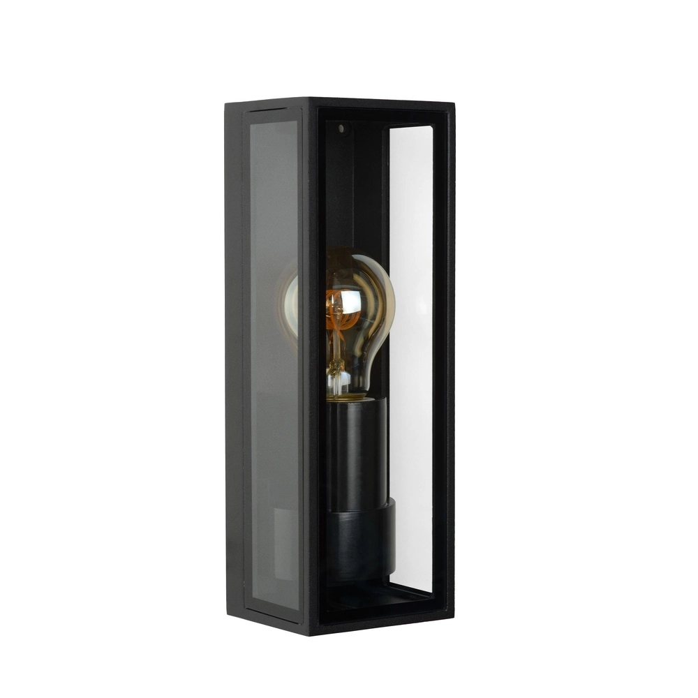 Design-Wandlampe Dukan IP65 schwarze Single