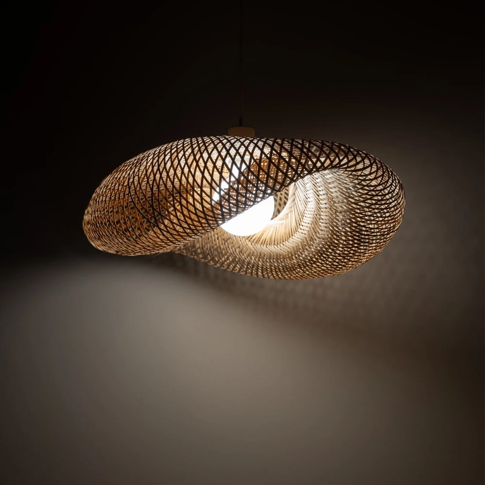 Pendelleuchte Havana M Rattan Ø 60cm Lyora 5903139113960