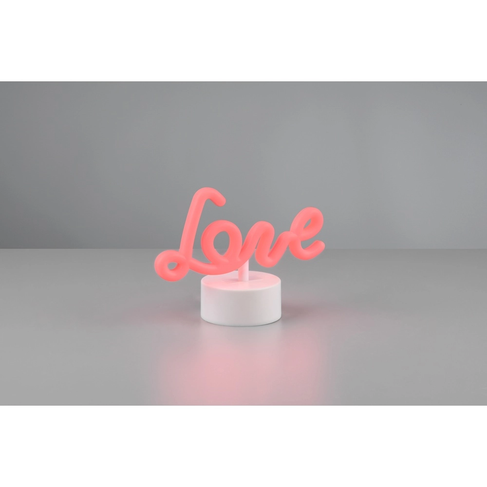 Neon Tischleuchte Amor rosa Trio 4017807600827