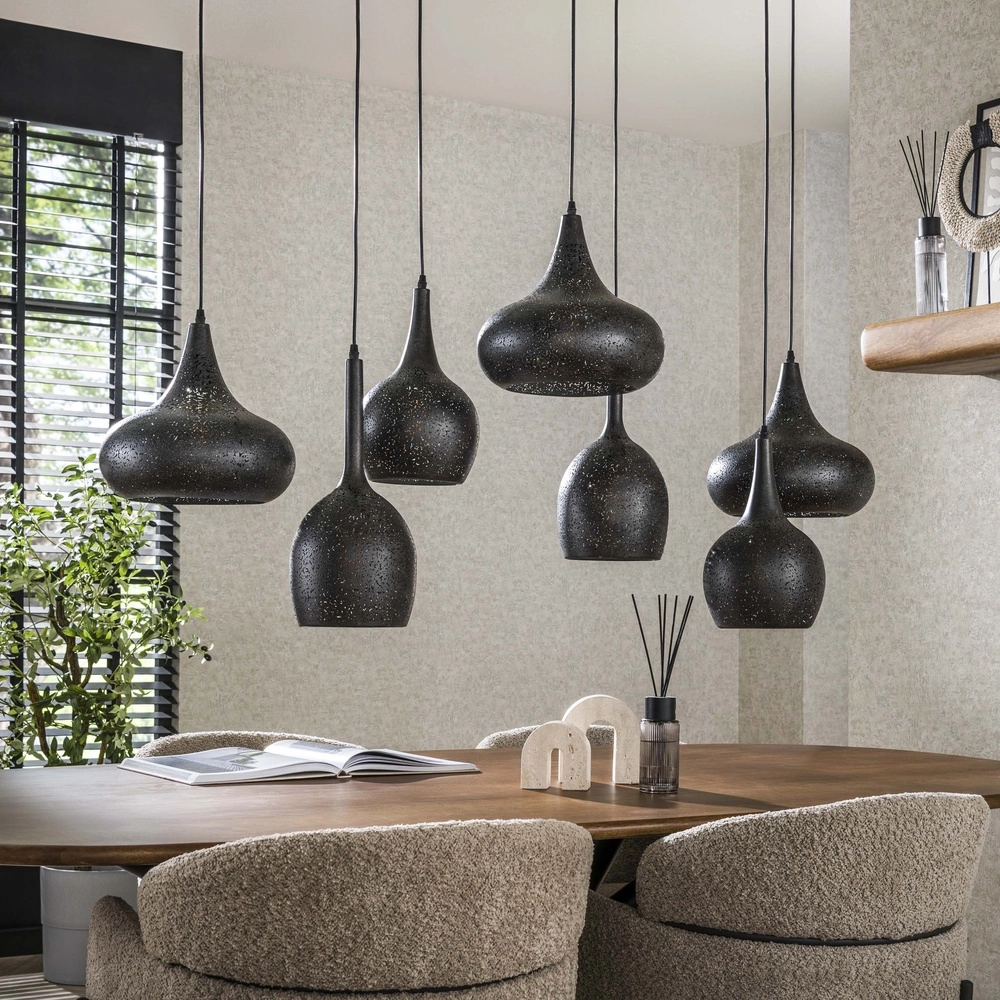 Esstisch-Pendellampe Zip 7x E27 Lyora 8716803512962