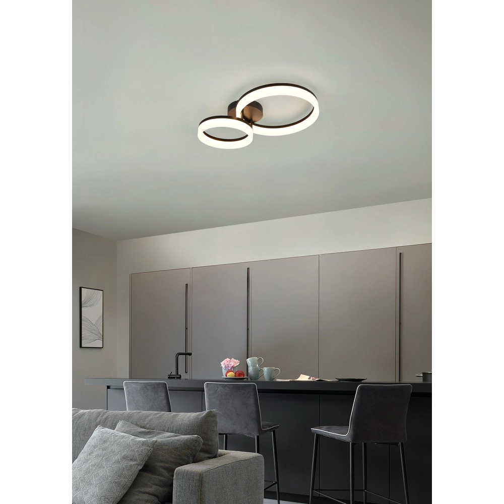 Design-Deckenleuchte Scope S schwarz Trio 4017807656008