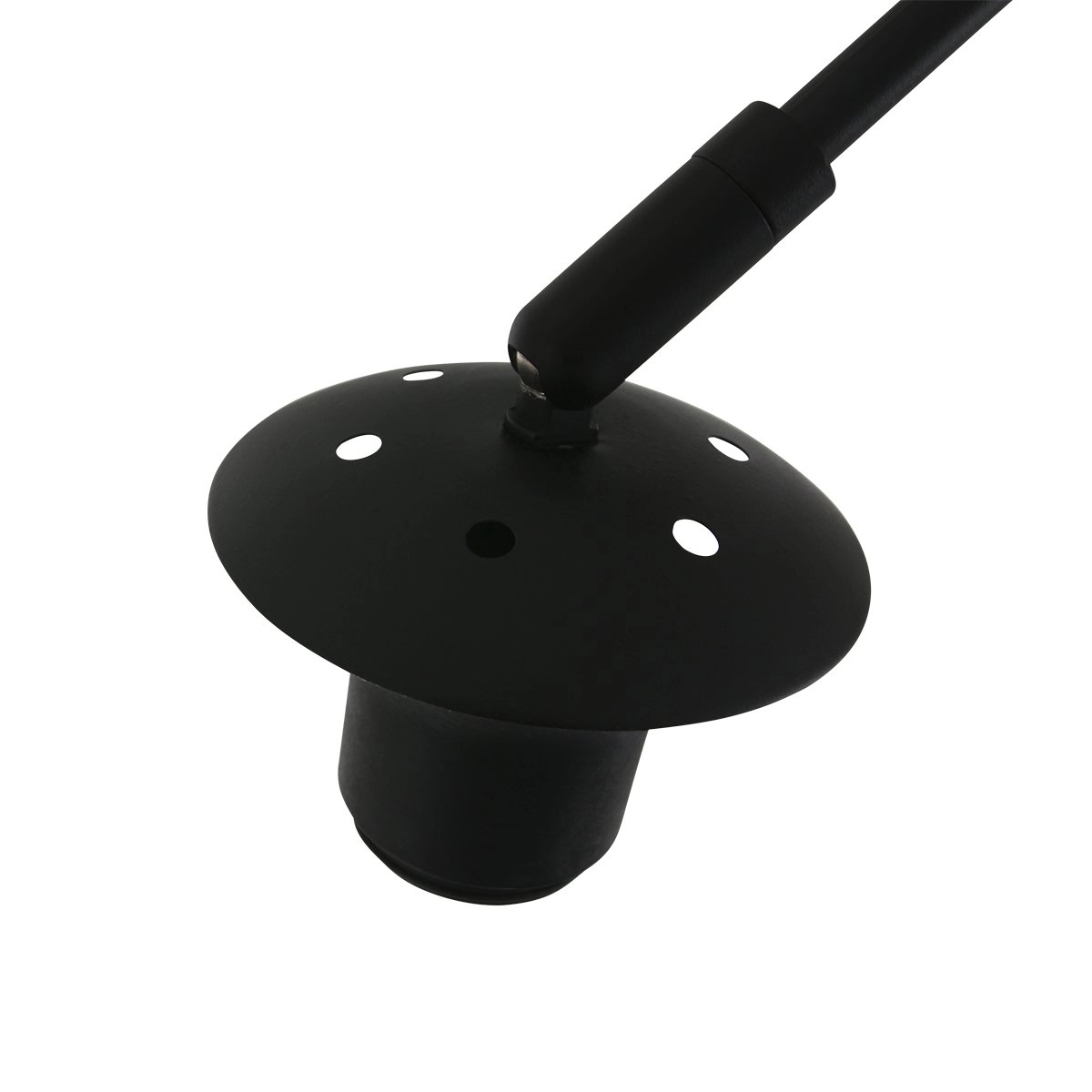 Wandbogenlampe Sparkled schwarz mit weißer Kapuze Steinhauer 8712746146080