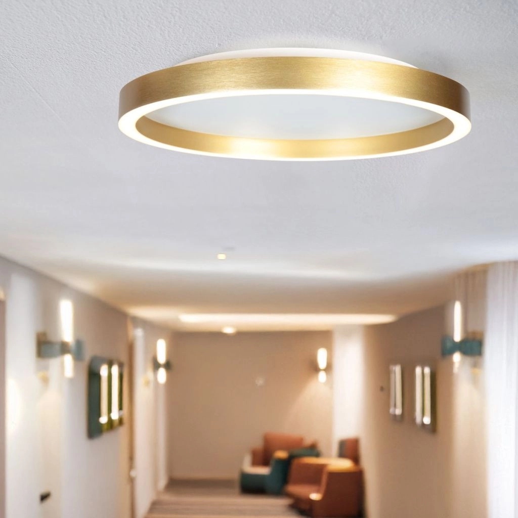 Design-Deckenlampe Ringlux gold Ø 40cm Steinhauer 8712746180923