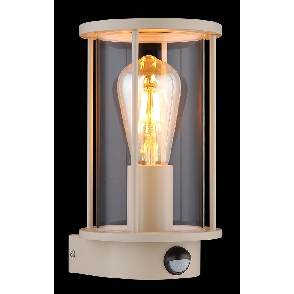 Außenwandlampe Gracey mit Sensor-Sandbraun Globo 9007371593576