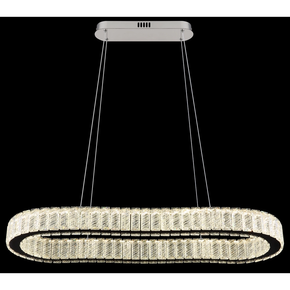 Ovale Pendellampe Mucky Chrom Globo 9007371445998