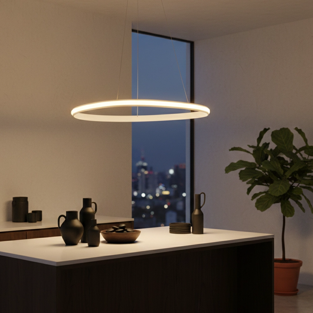 Design-Pendelleuchte Aries schwarz Ø 74cm