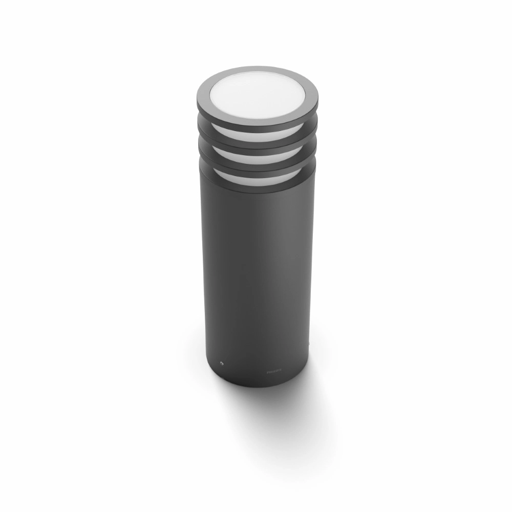 Gartenlampe rund Hue Lucca 40cm Anthrazit Philips 8718696166055