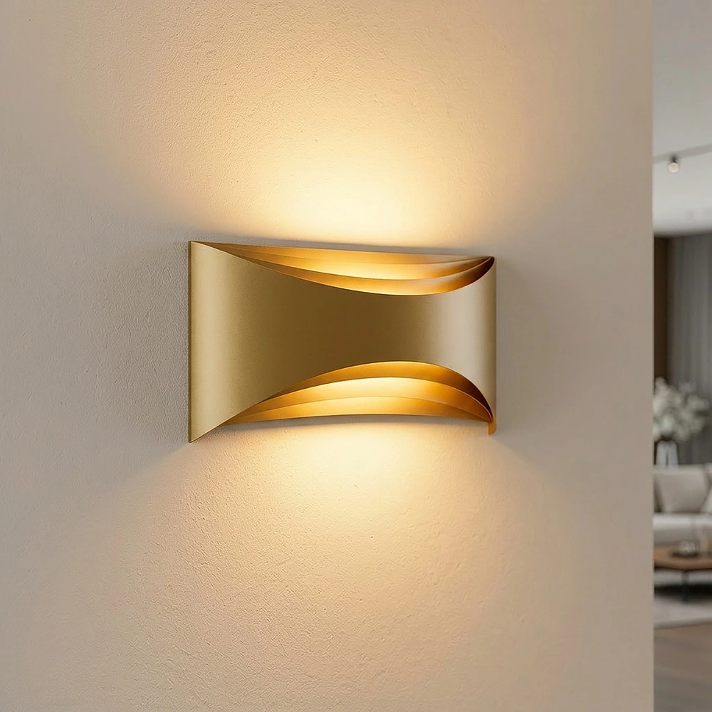 Wandlampe Leon Design Gold Searchlight 5,05342E+12