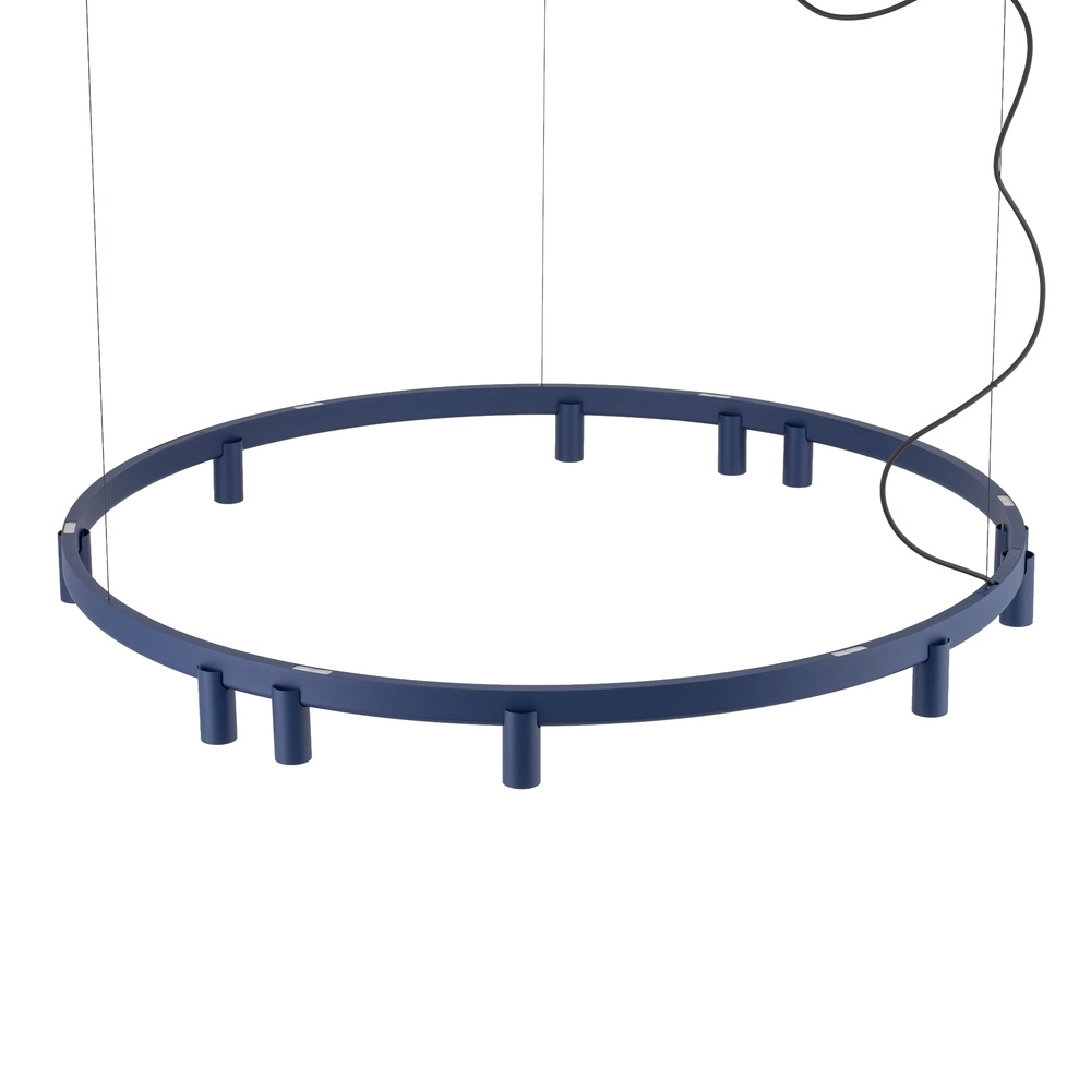 Design-Pendellampe Fourty Marineblau Ø 116cm