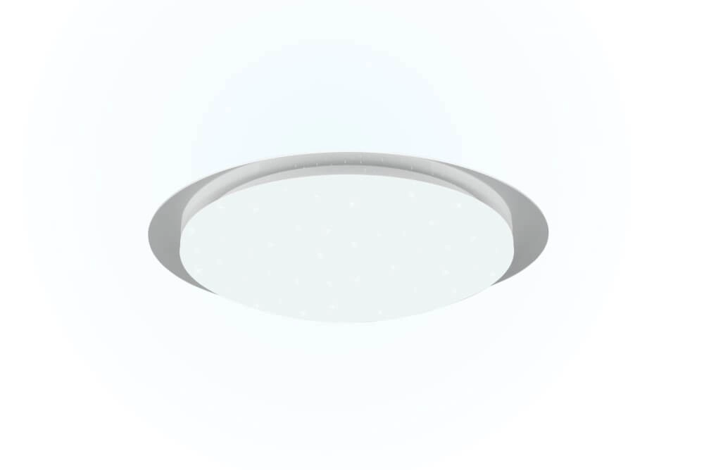 Deckenlampe Frodeno 48 cm Edelstahl Trio 4017807508482