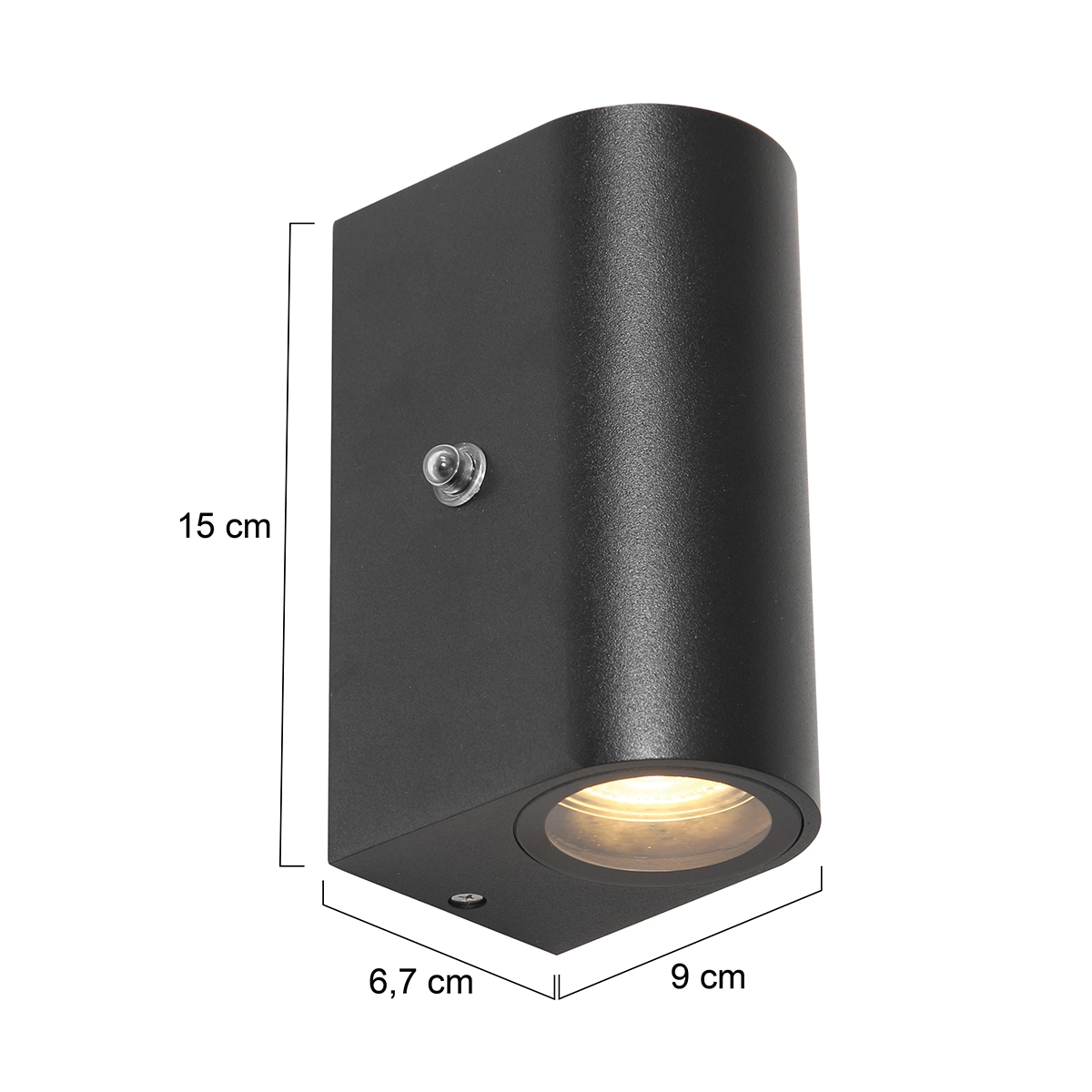 Up-Down-Lichtsensor Dicron 15cm-schwarz Steinhauer 8712746133219