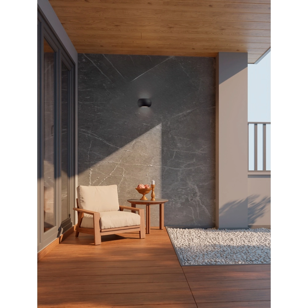 Design-Wandleuchte Prato schwarz Lyora 5212017453082