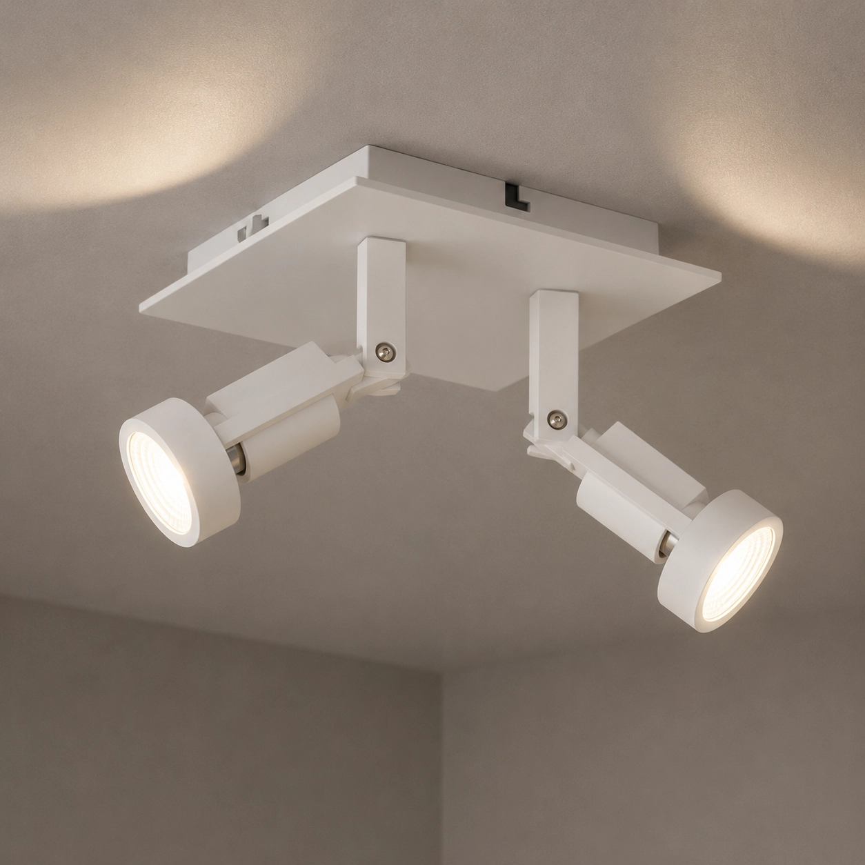 Doppelte Spot Tech II Weiß