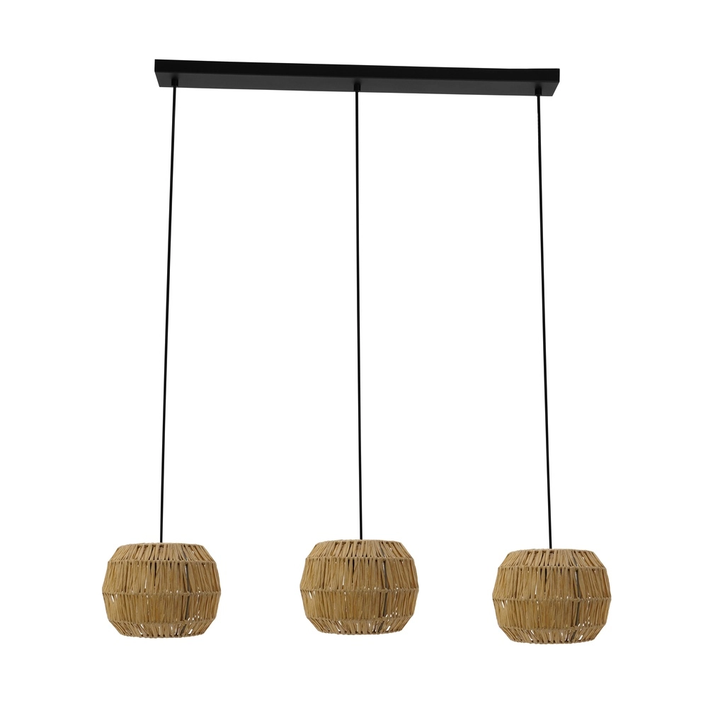 Rattan Pendelleuchte Sheldon 3-flammig Eglo 9008606359790