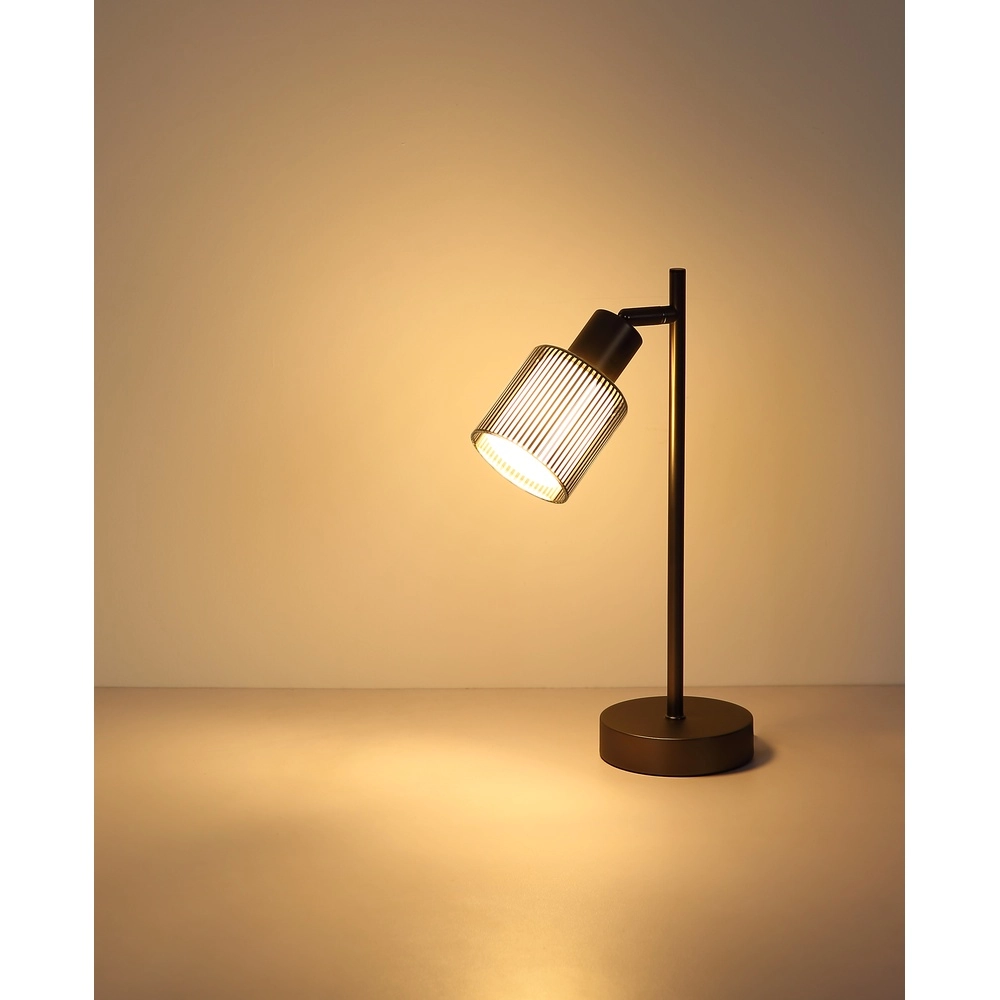 Design-Tischlampe Villegas Gunmetal Globo 9007371566952