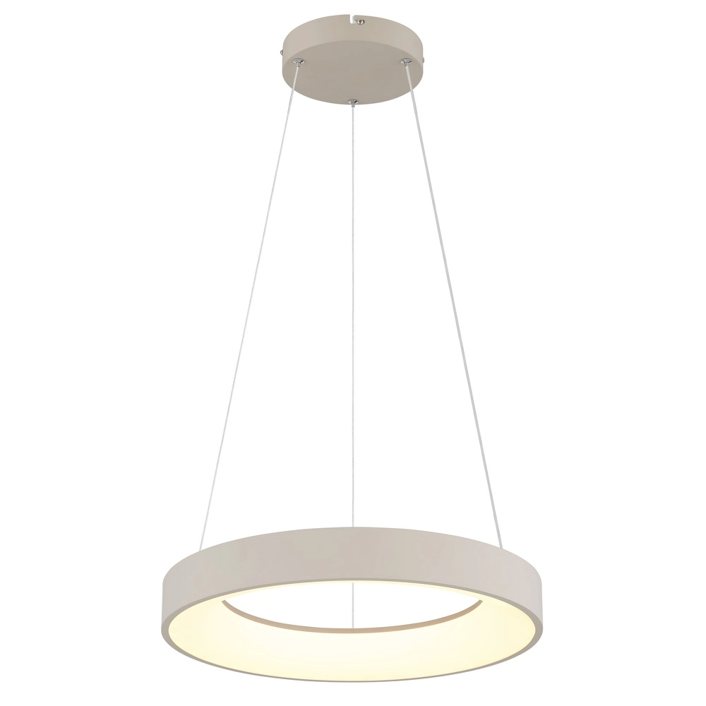 Moderne Pendelleuchte Gallegos sandbraun Ø 50cm Globo 9007371569960