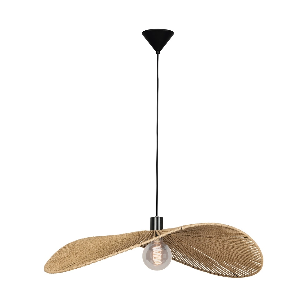 Rattan-Pendellampe Siruela 80 cm – 1x E27